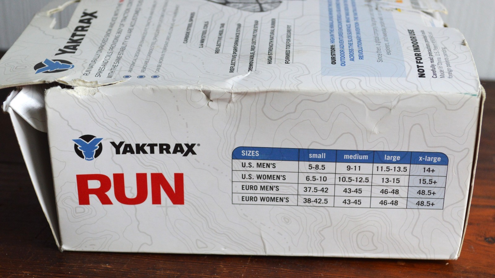 YakTrax Run Winter Traction Cleats XLarge NWF