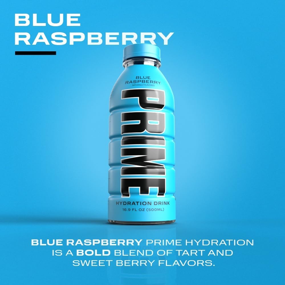 Ultimate Hydration: Blue Raspberry Electrolyte Drinks with Antioxidants, 12-Pack