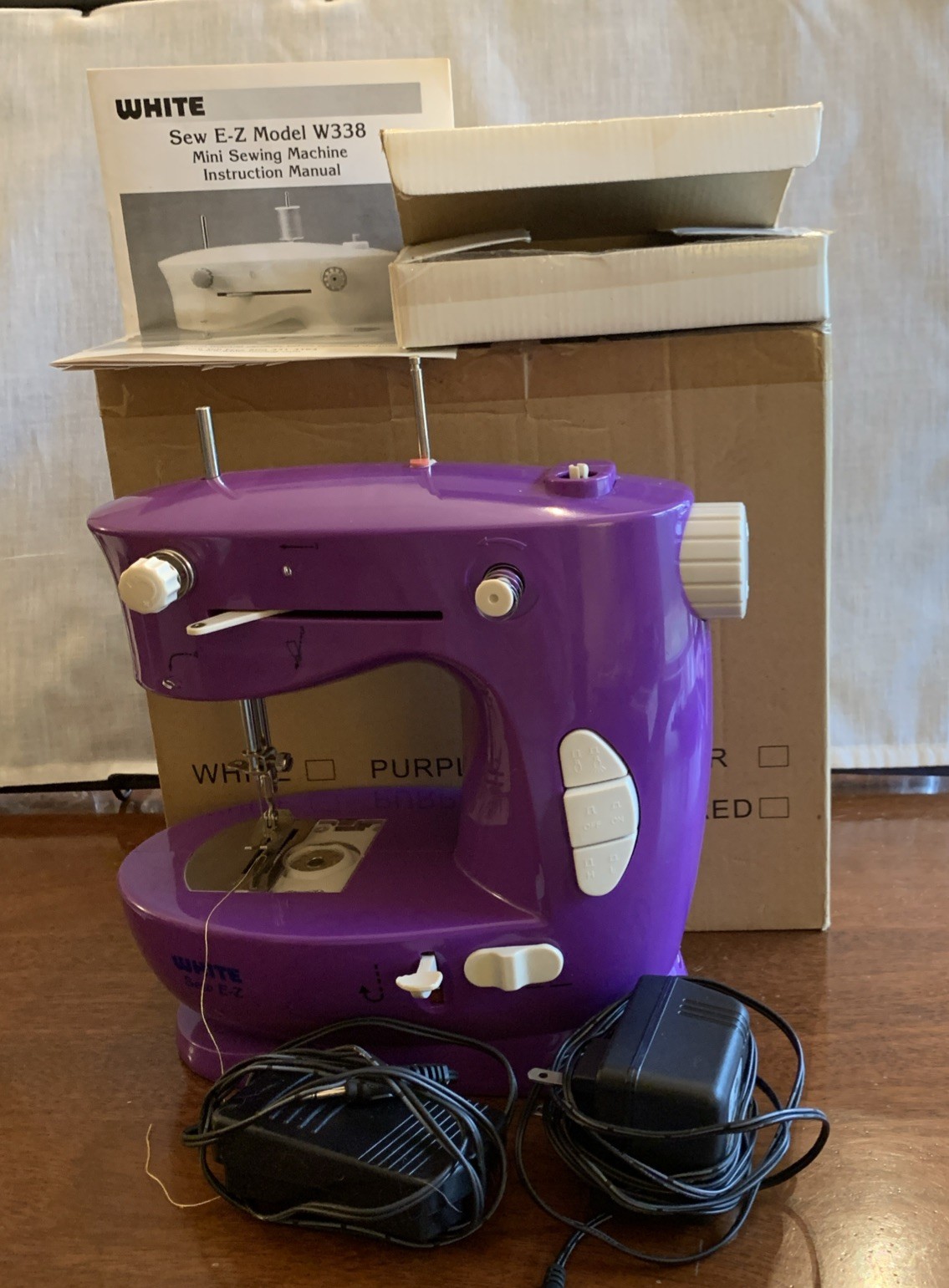 PURPLE WHITE Sew E-Z Plus- Selling For Parts Only~ 2009