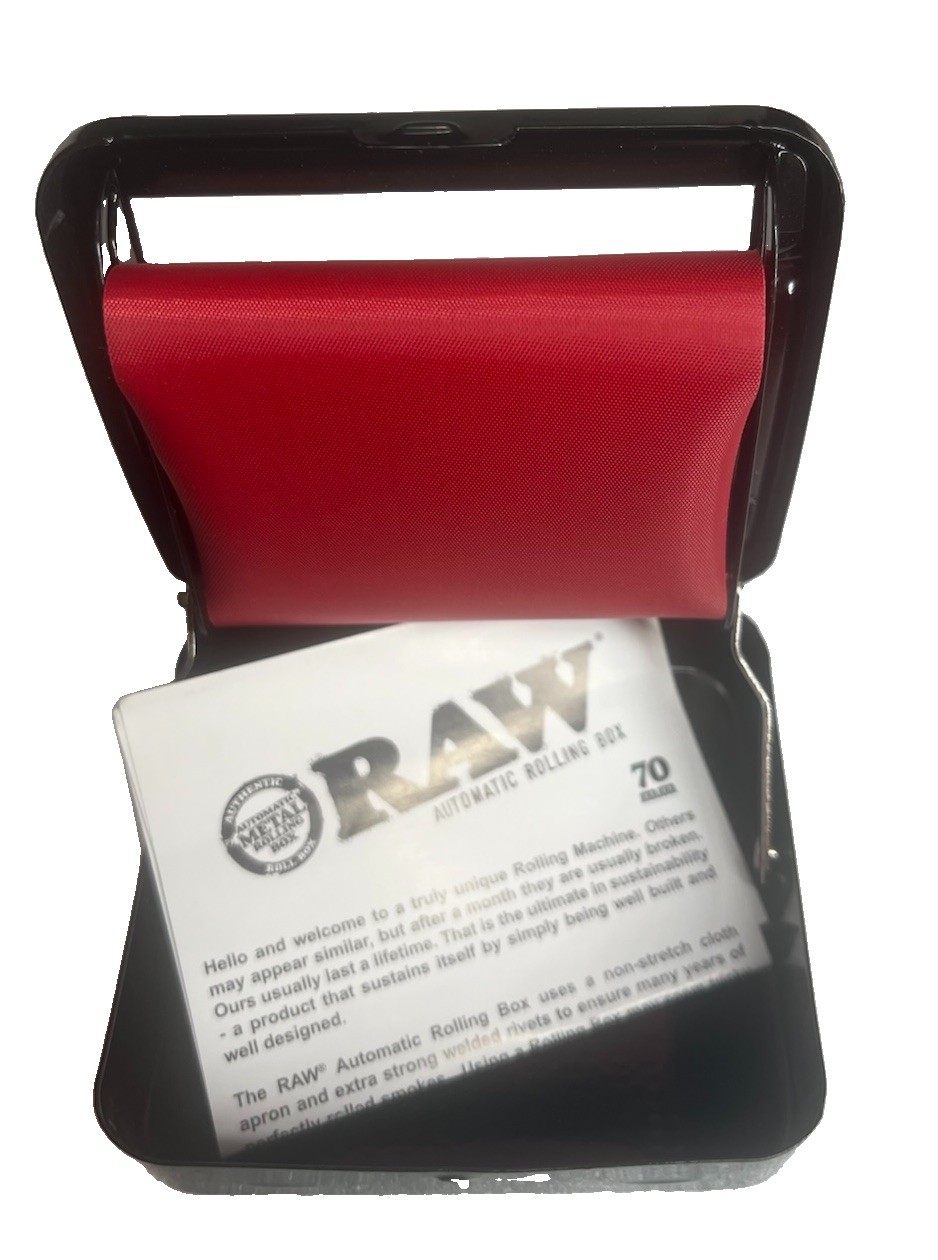 RAW Roll 70mm Automatic Rolling Machine Box And Metal Tin Can Cigarette Roller