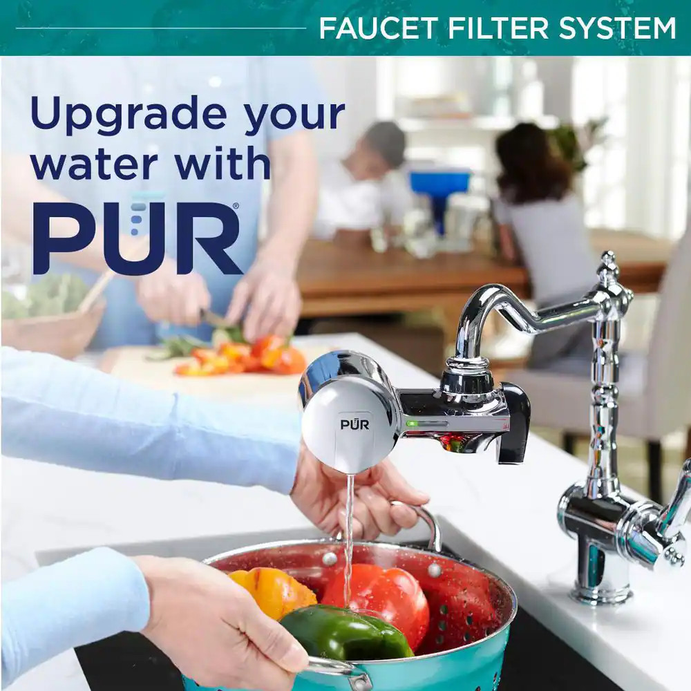 PLUS Faucet Mount Filtration System, Chrome