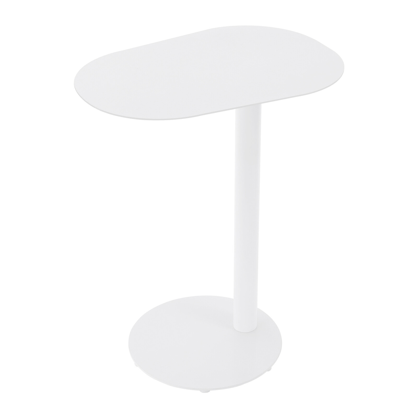 63cm C-shaped Side Table Couch Side Table 7.5kg Iron End Table For Laptop