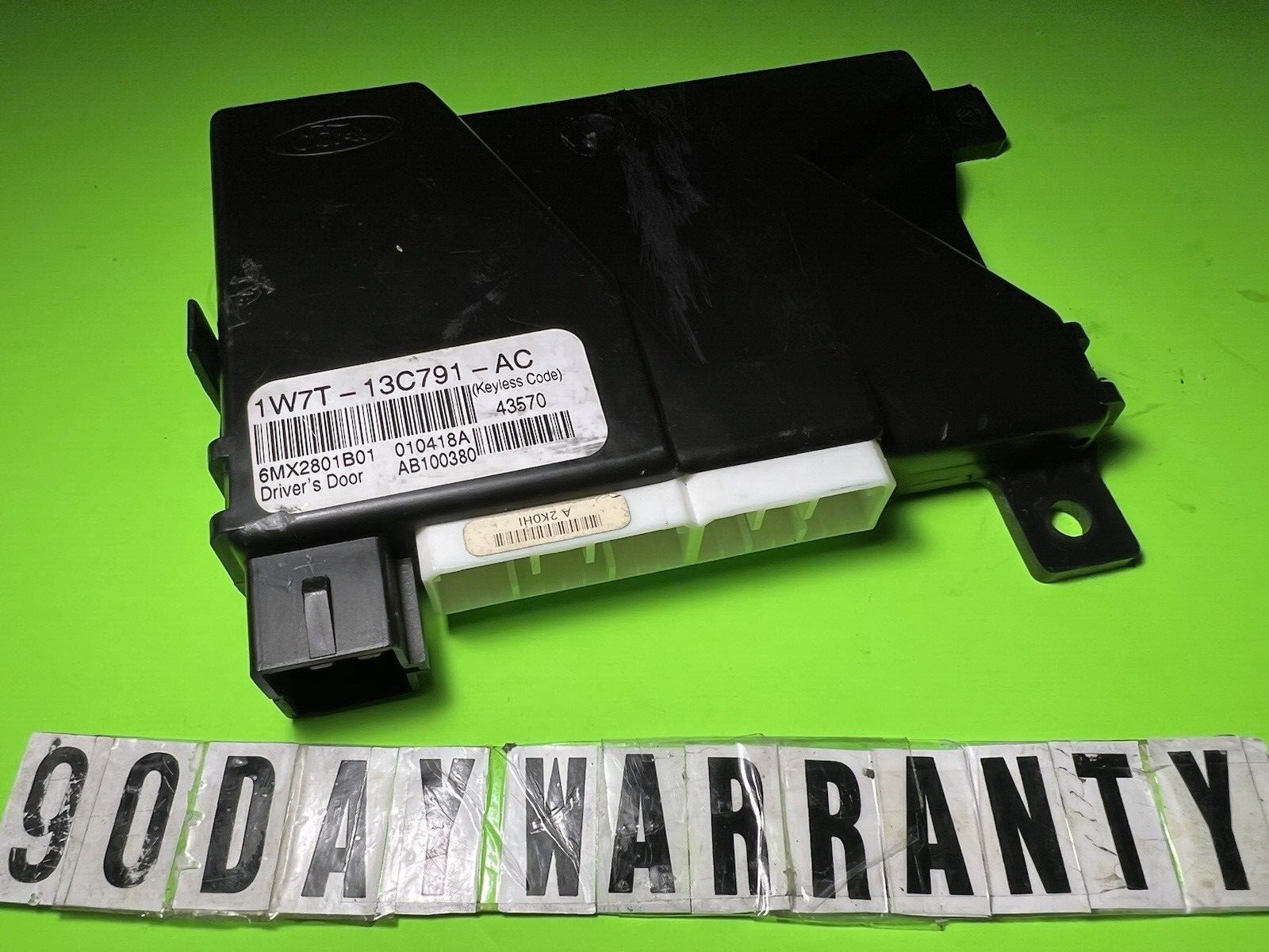 1W7T-13C791-AC ✅ 1998-2002 Ford / Lincoln Keyless Entry Driver Door Module OEM