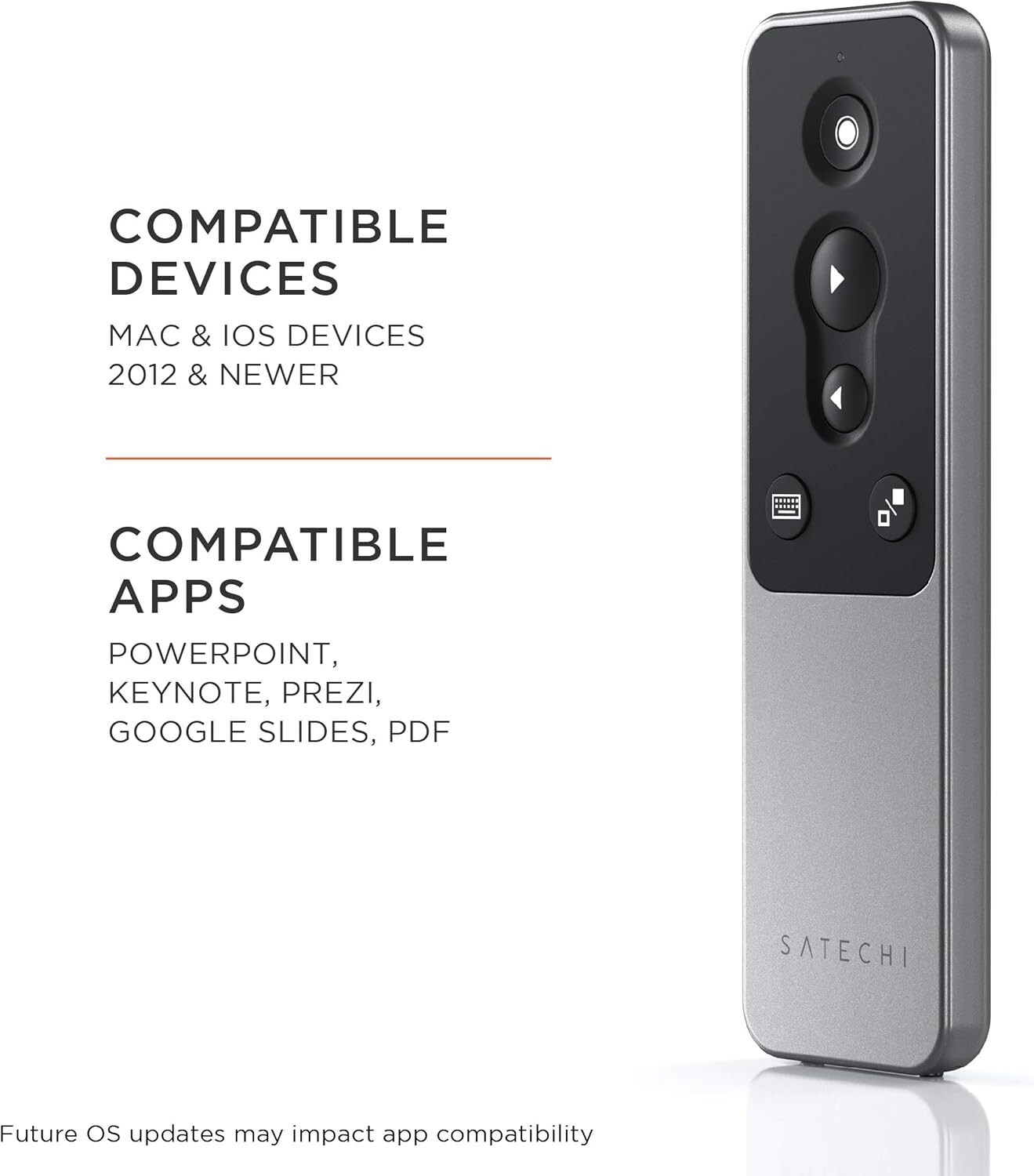 SATECHI R1 Remote Control for Bluetooth Presentations - Wireless Presenter