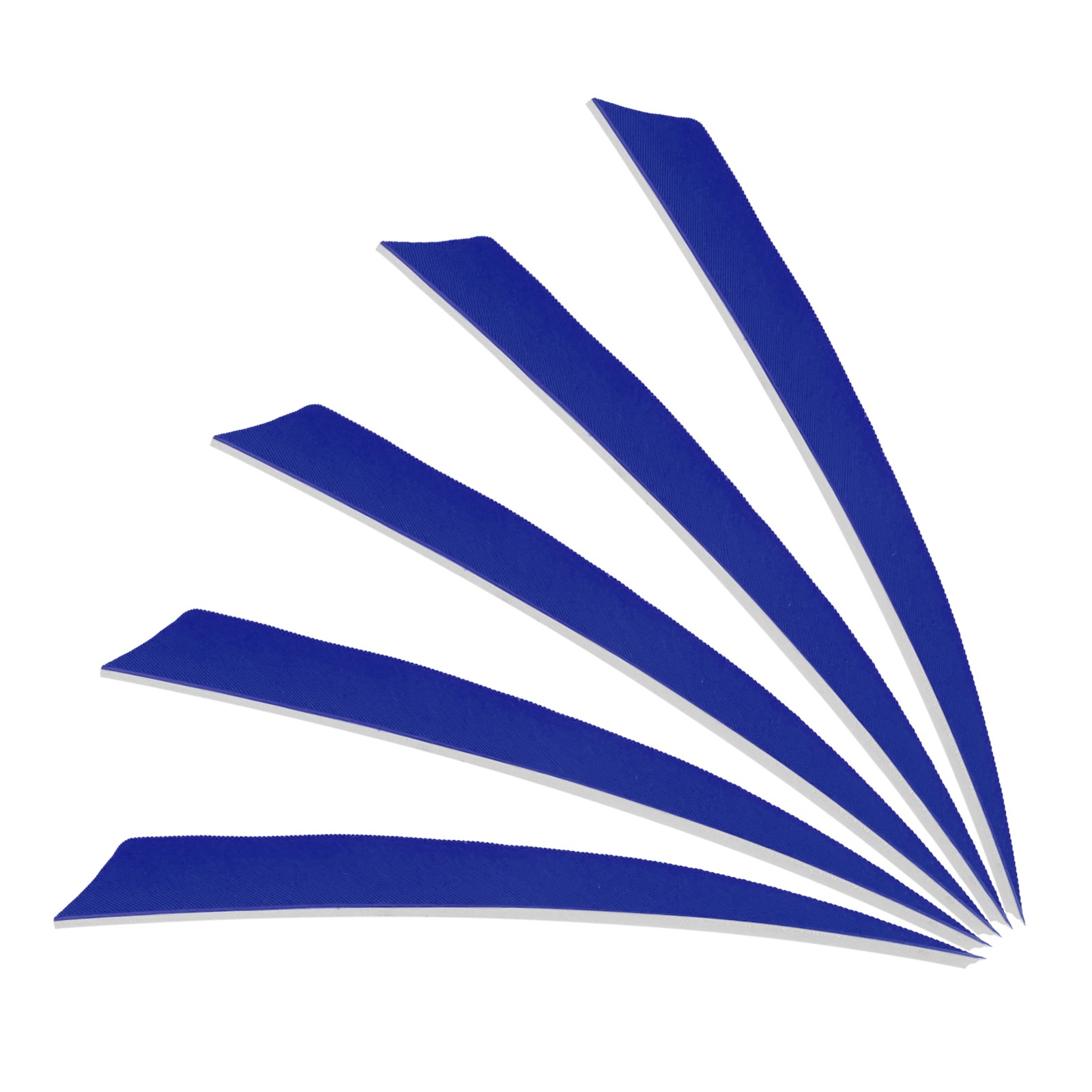 25Pcs 5 Inch Arrows Vanes Left Wing Arrow Feather Turkey Fletching, Navy Blue