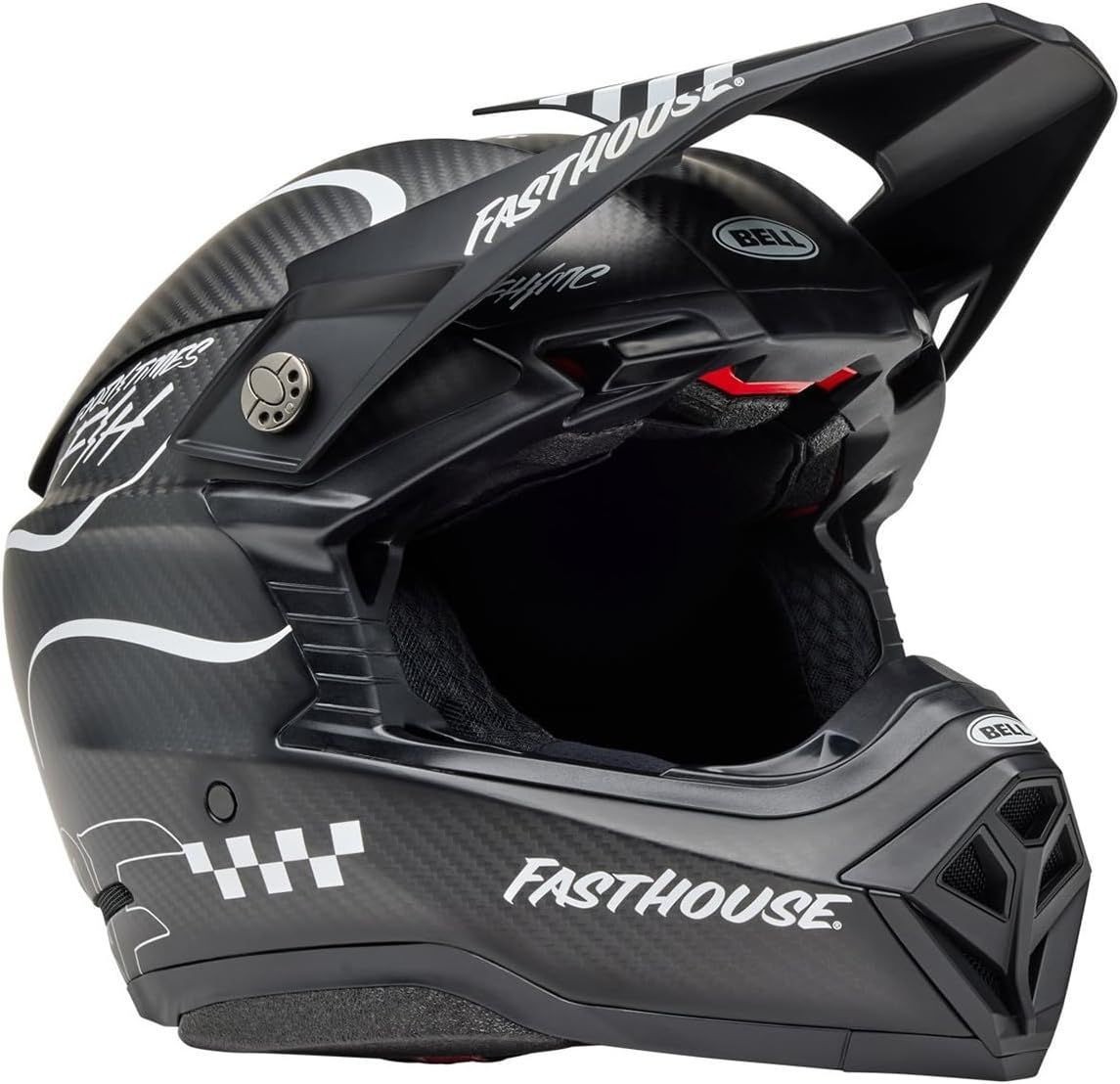 NEW Bell Moto-10 Spherical CARBON FH RAVEN Dirt Bike Motocross Helmet Sz. Medium