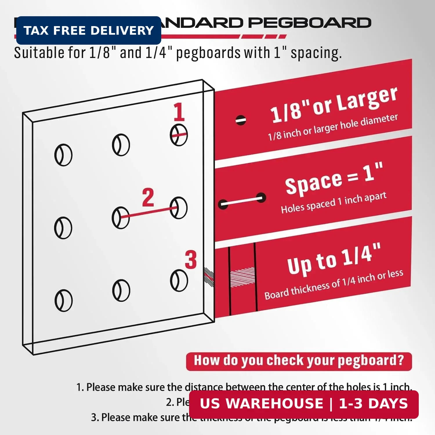 300-Piece Pegboard Hook Set, Pegboard Organizer Accessories for Hanging, Durable