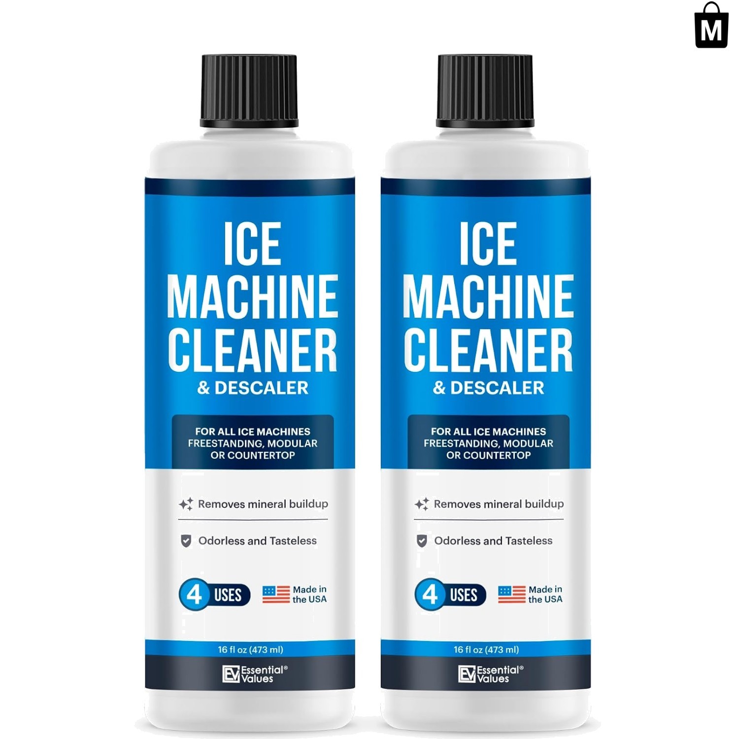 2 Pack Unscented Ice Maker Descaler, 16 Fl Oz – Compatible with All Major Brands