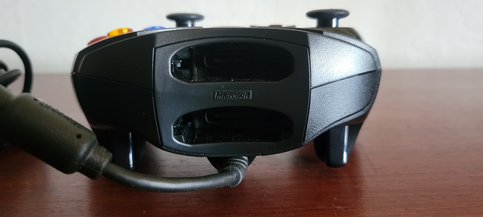 Original Xbox OEM S Type Black Controller With Breakaway Cable