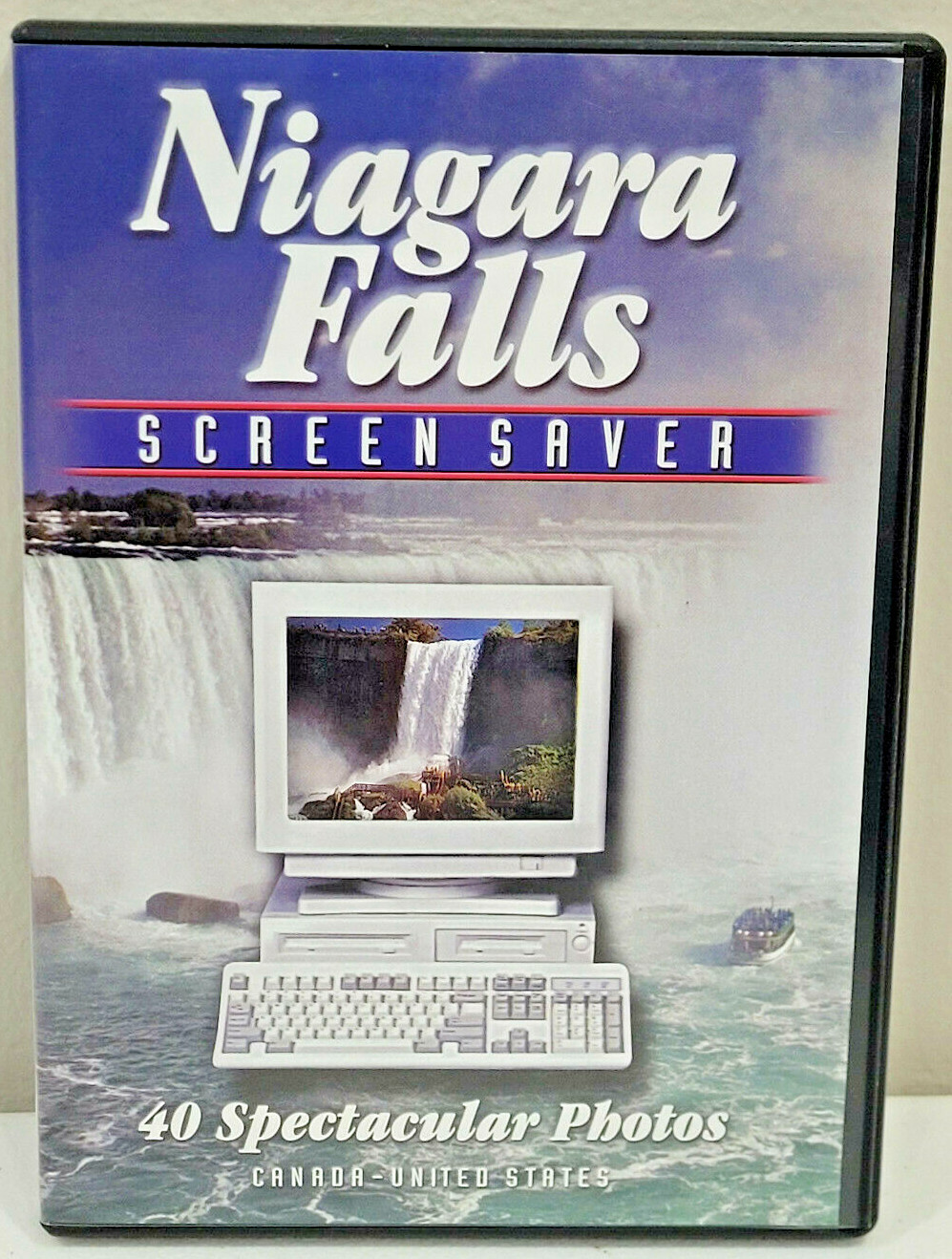 Niagara Falls Screen Saver CD ROM ~40 Spectacular Photos Microsoft Windows 95/98