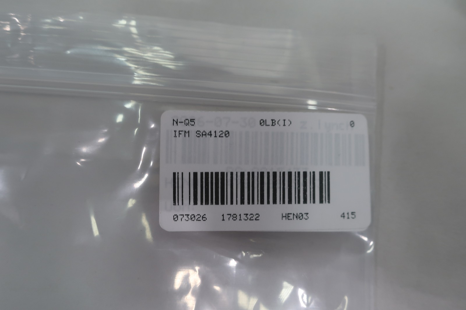 Ifm SA4120 Flow Sensor