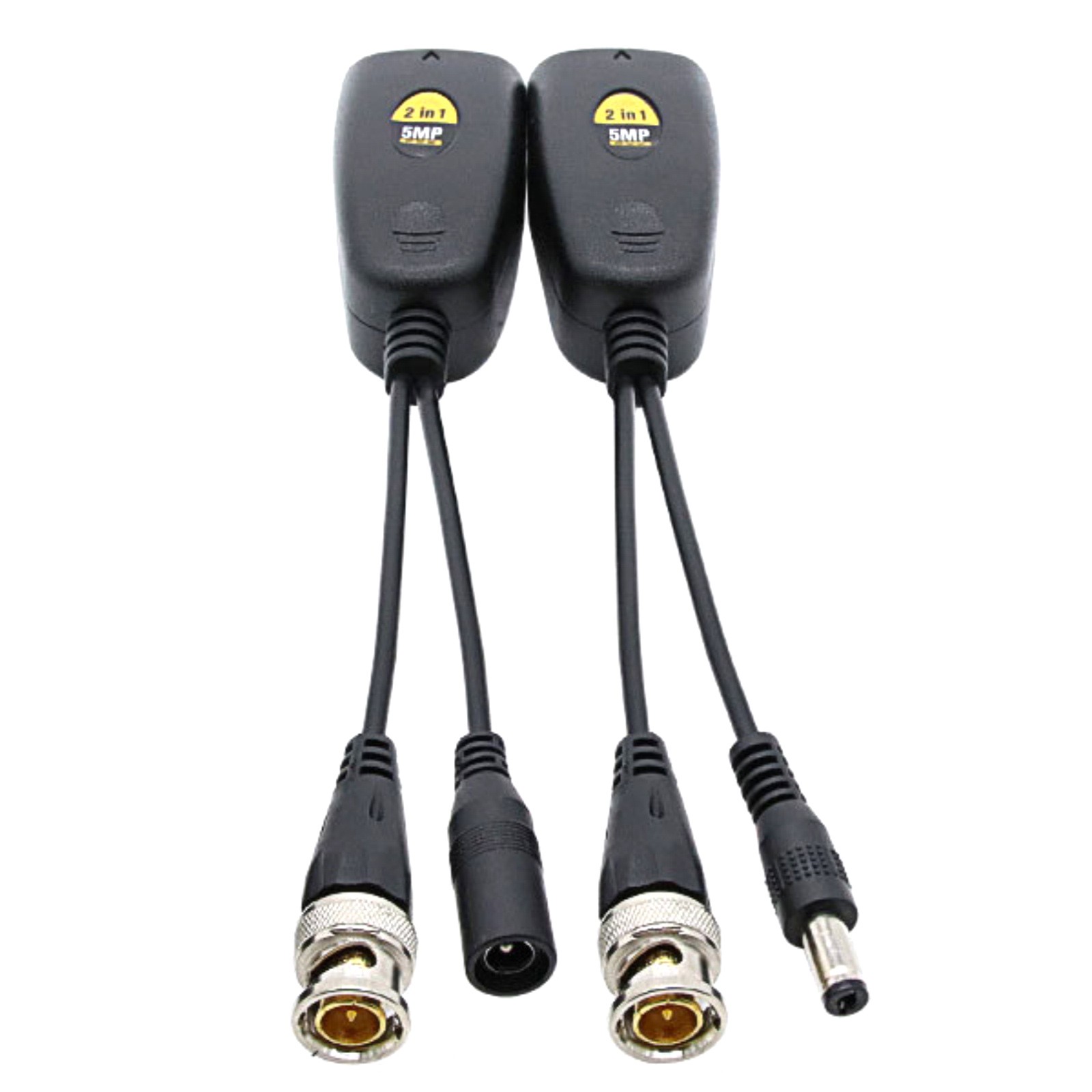 Durable BNC To POE Adapter Balun Connector Accessories For Surveillance