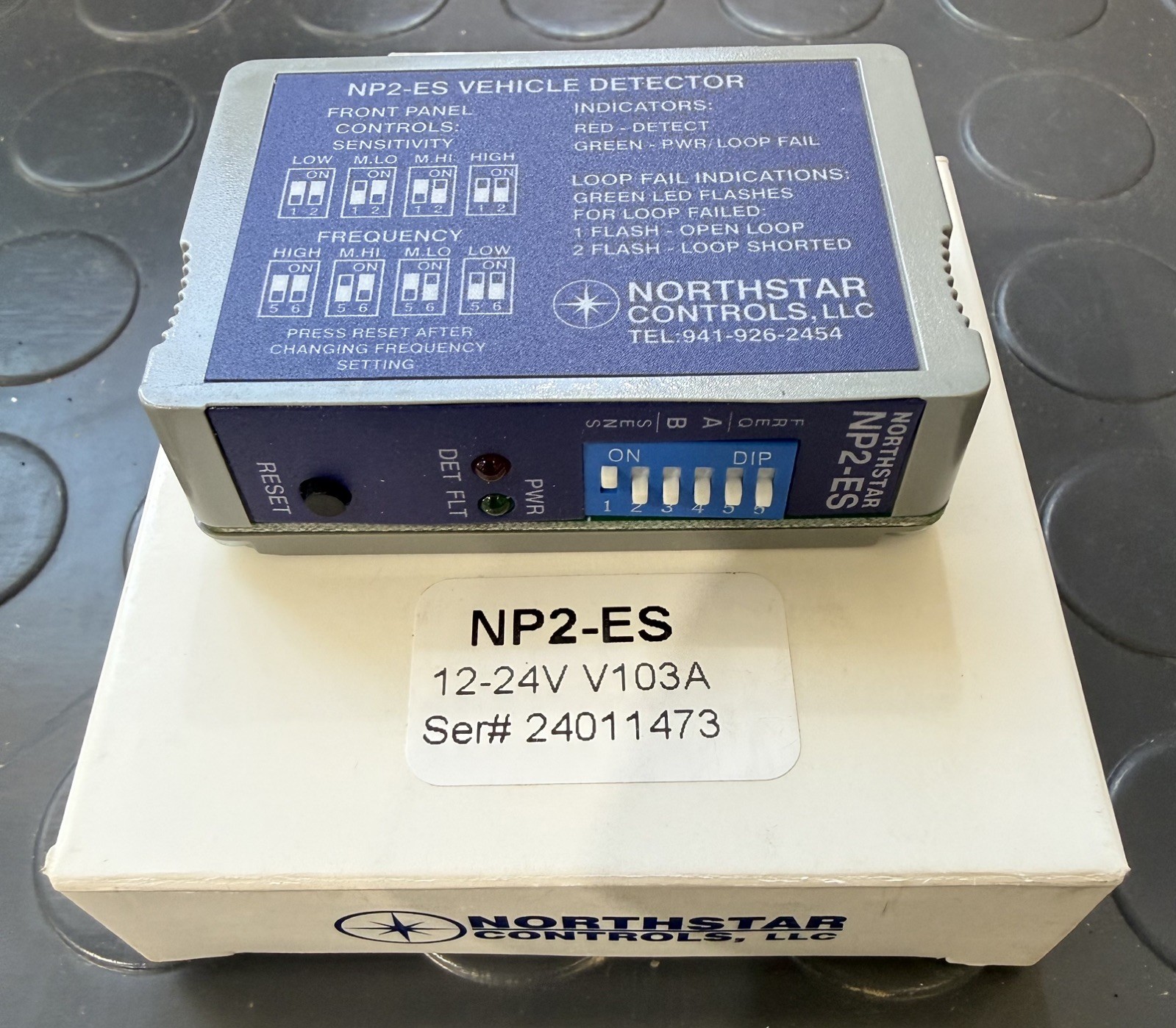 Northstar NP2-ES Vehicle Detector Loop Sensor Single Channel Plug-In  12-24 Volt