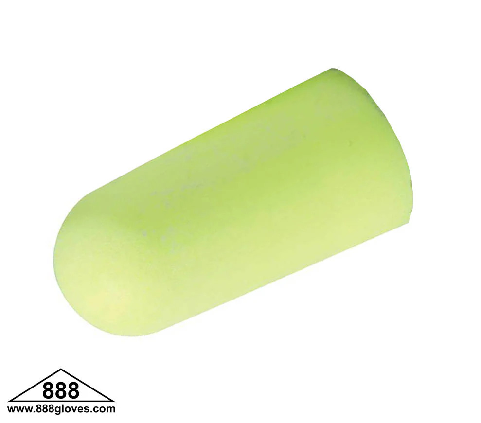 Hi Viz Green Disposable Earplugs Uncorded, NRR 32 db - 91-36200-HVG - 200 Pairs