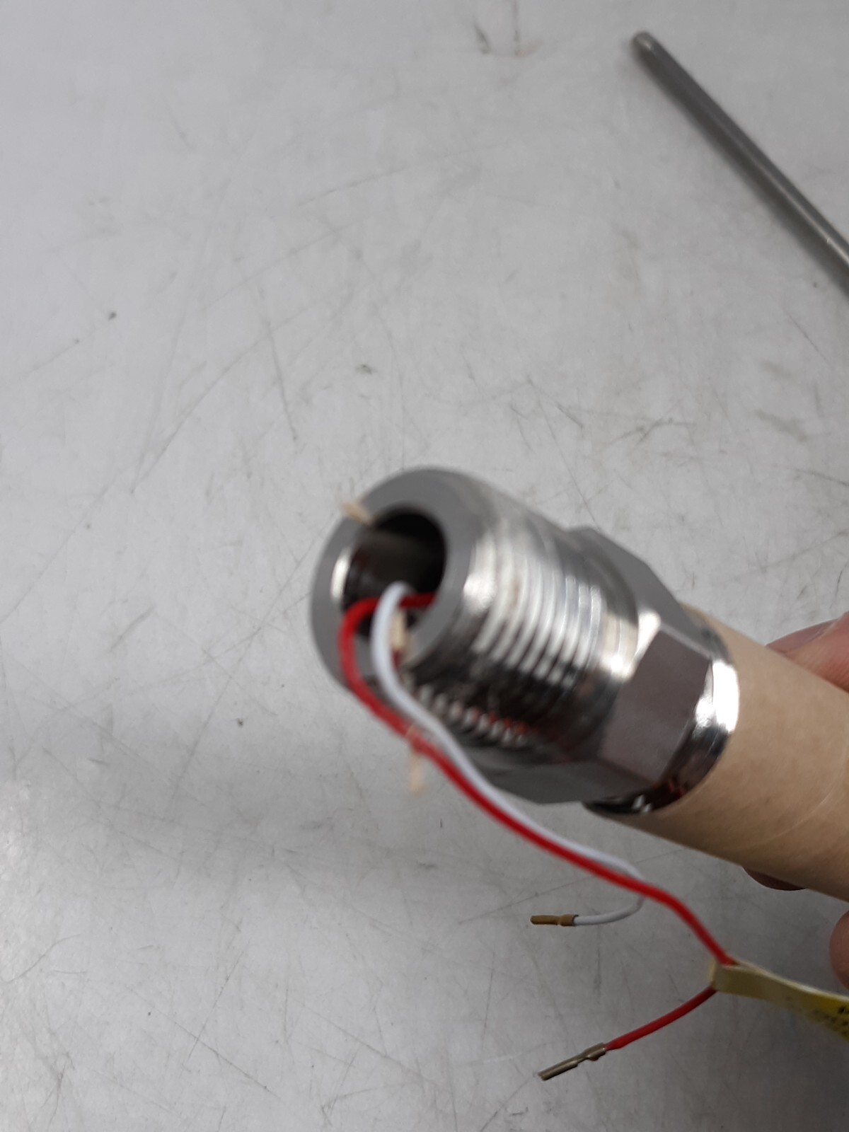 M&M Control Service Industrial Temperature Probe Sensor w/ Threaded Fitting