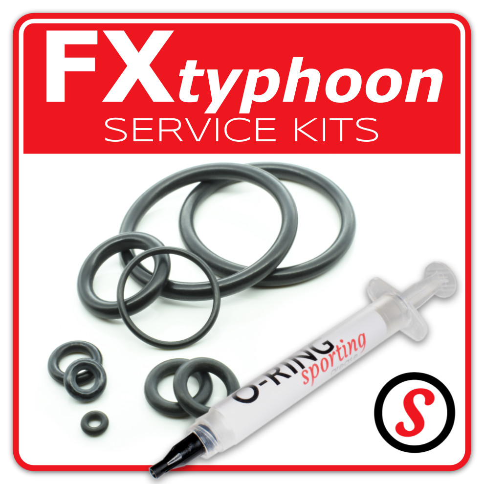 FX Typhoon Biathlon T12 Tornado O-Ring seal service kit + OPTIONAL GREASE