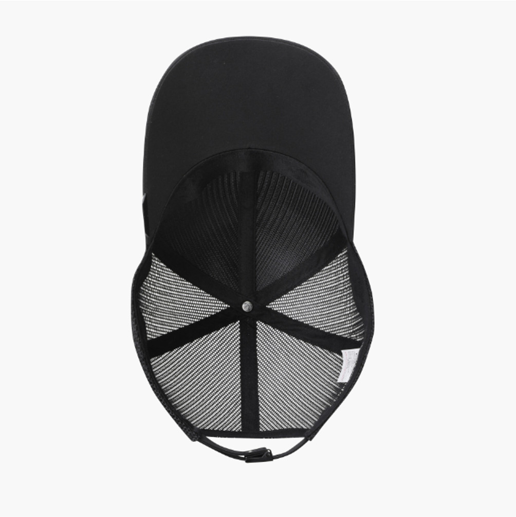 NEW DESCENTE GOLF Men's Half-Mesh Cap BLACK