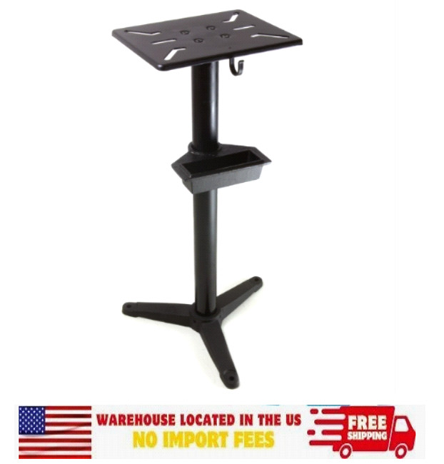 WEN Cast Iron Bench Grinder Pedestal Stand with Water Pot