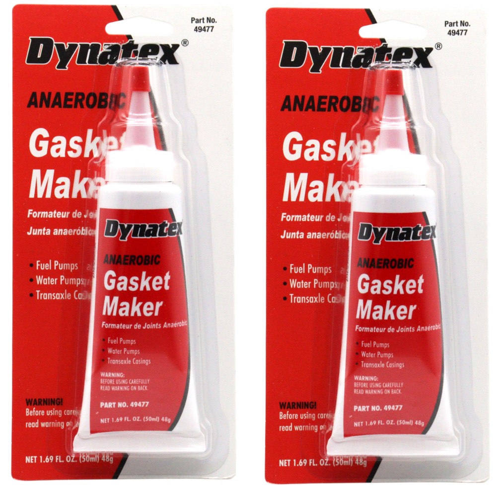Dynatex Red Anaerobic Gasket Maker 1.69 oz Tube (2-Pack)