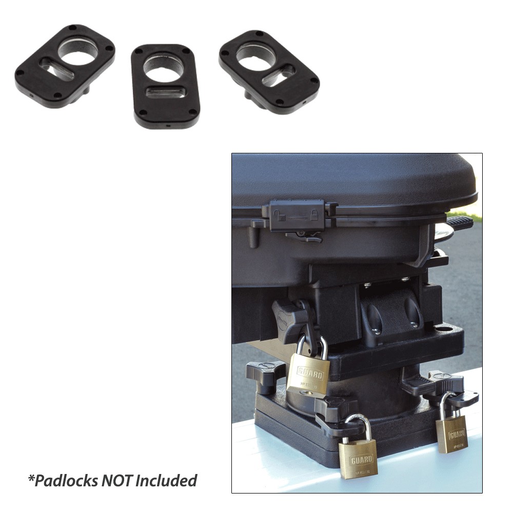 Scotty 3134 Downrigger Security System 3-Piece Locking Plates w/o Padlocks 31...