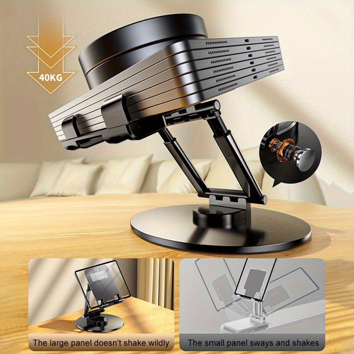 720° Rotating Foldable Tablet Stand For Smartphone iPad Samsung Tab Universal US