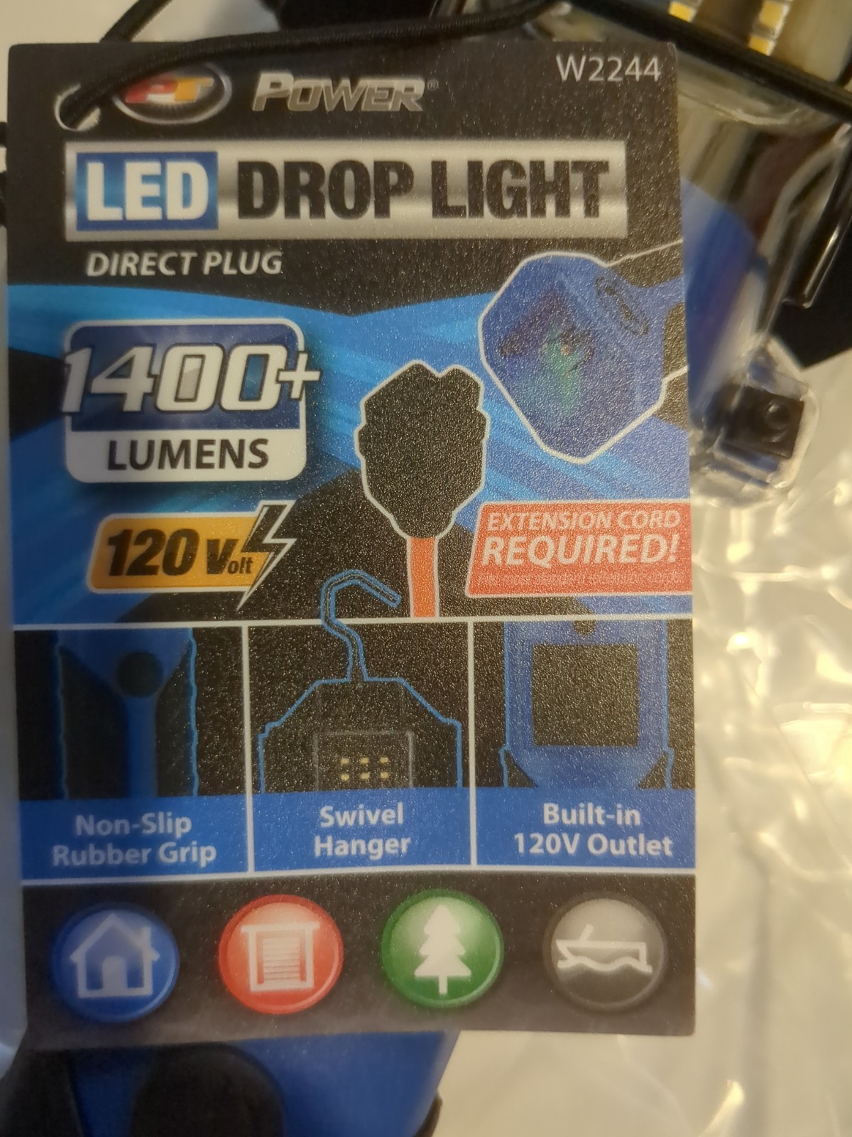 Led Work Light Performance Tool W2244 Direct Plug LED Drop Light