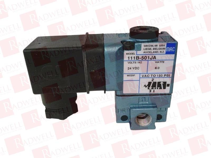MAC VALVES INC 111B-501JA / 111B501JA (BRAND NEW)