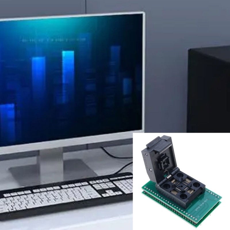 Reliable QFP48 to DIP48 Test Socket for Chip Testing and Debugging