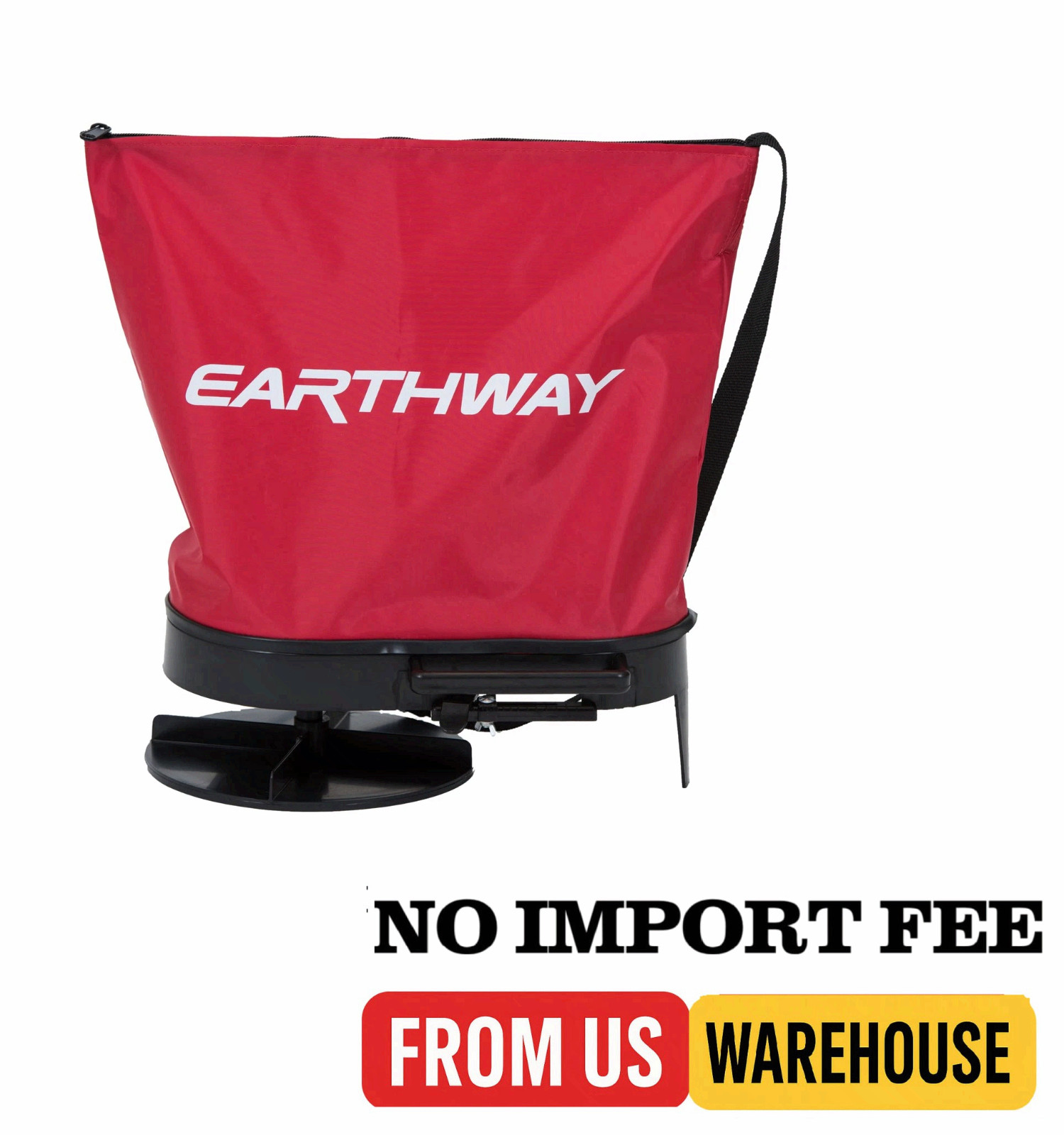 Earthway 2750 25Lb Nylon Bag Seeder/spread With Comfortable Cross Shou