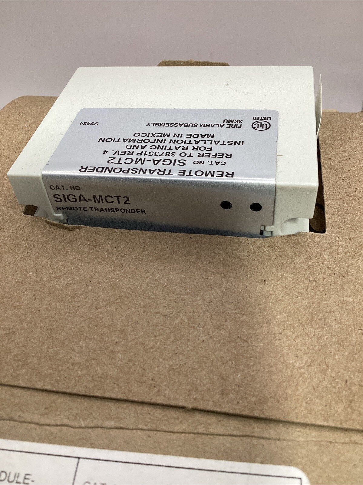 EDWARDS SIGA-MCT2 - Module - Dual Input