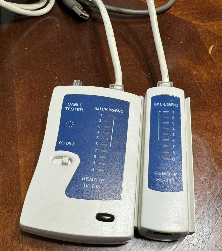 Network Cable Tester RJ11/RJ45/BNC Remote HL-203