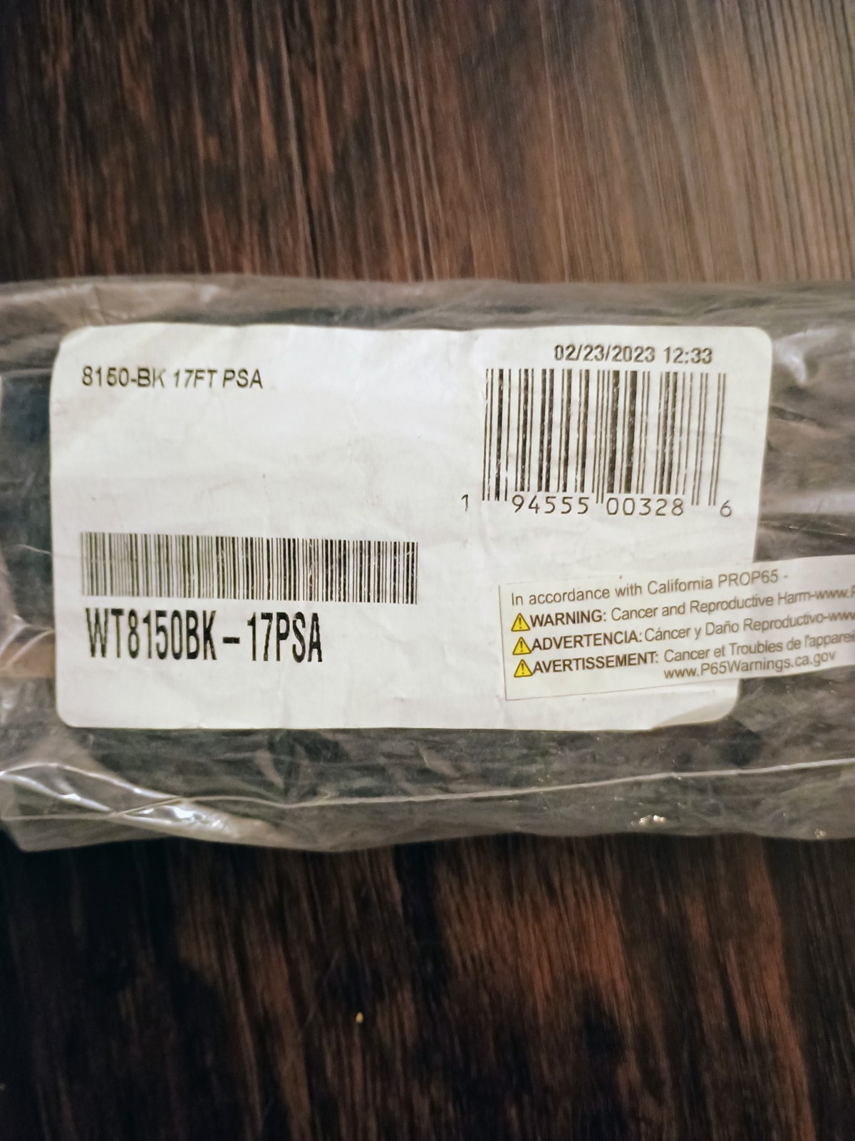 Zero 8150BK 17' PSA Weatherstripping