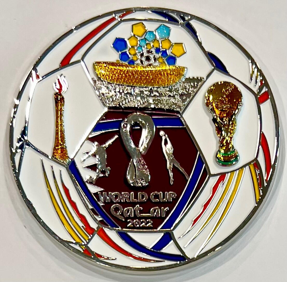 MSG-Det Marine Security Guard Detachment Doha, Qatar World Cup Challenge Coin
