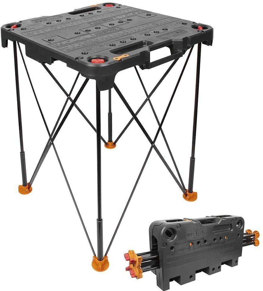 WX066 Worx (2) Sidekick Portable Tailgate Work Tables-Save Buying 2