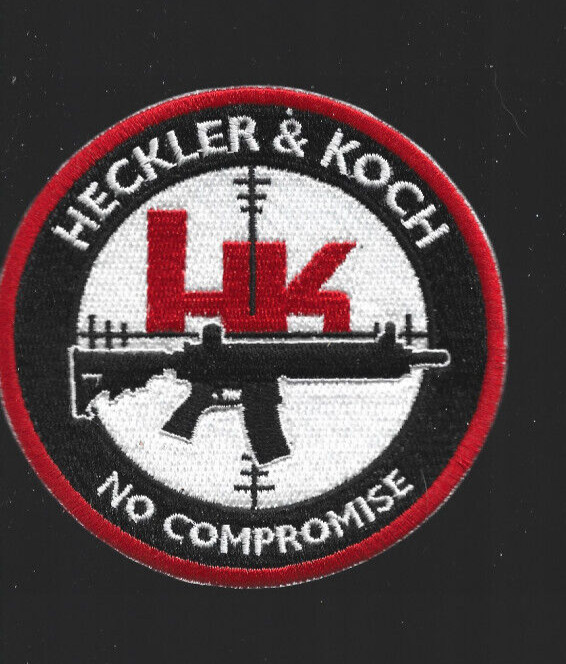 NEW 3 1/2 "Heckler & Koch IRON ON PATCH FREE SHIPPING