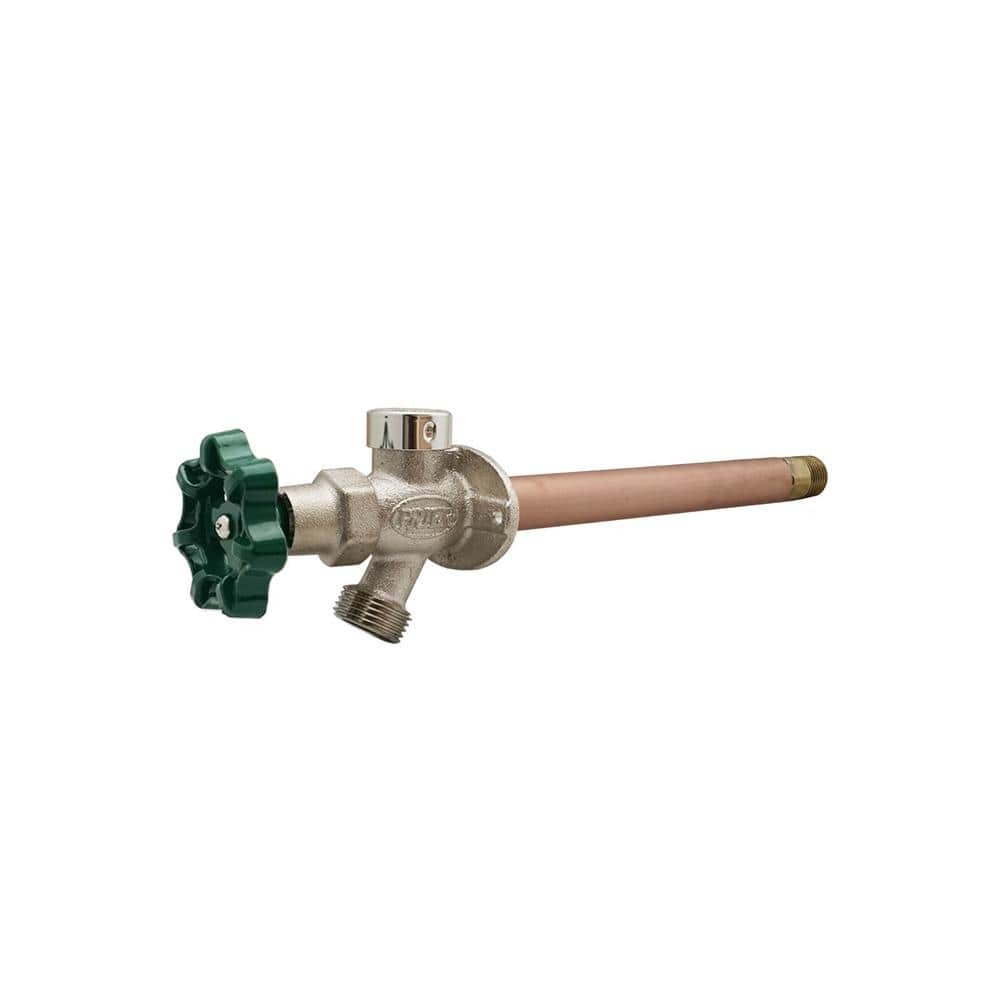 Prier Products 1/2 in. x 8 in. Brass MPT x SWT Heavy-Duty Frost Free Anti-Siphon