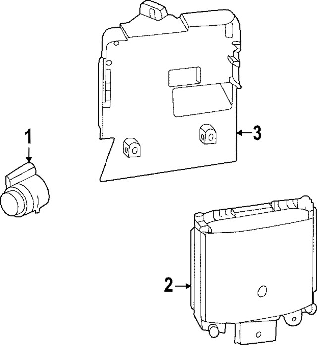 Genuine Ford Blind Spot Radar NZ6Z14C689A