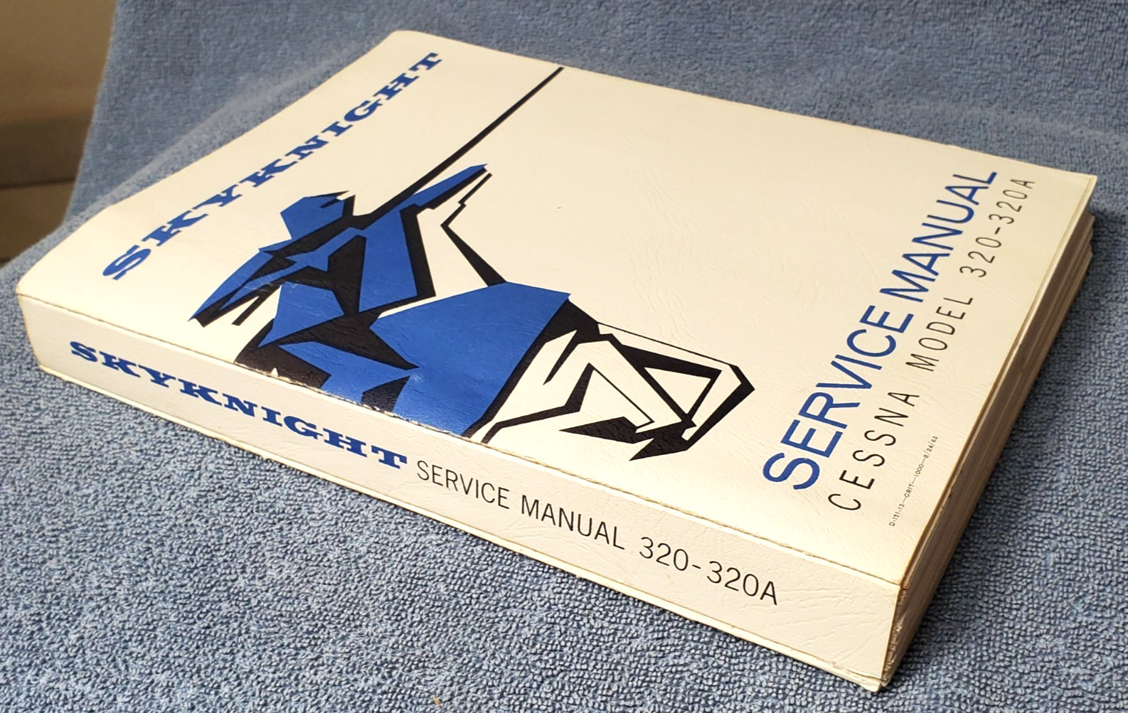 Vintage Service Manual Cessna model 320 - 320A SkyKnight 1962