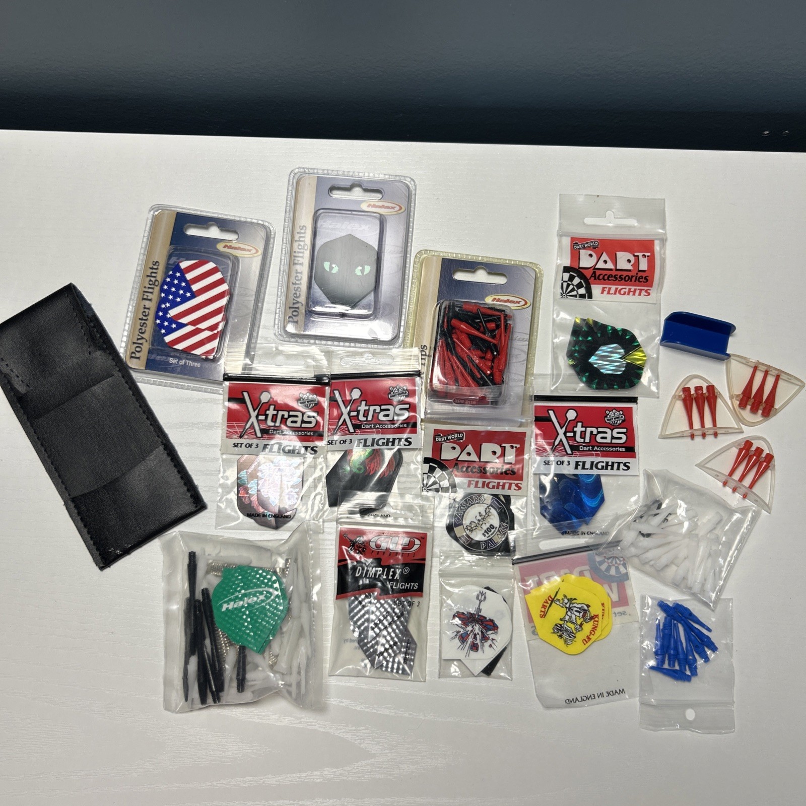 Dart Accessories Variety Lot Of Flights And Tips Etc