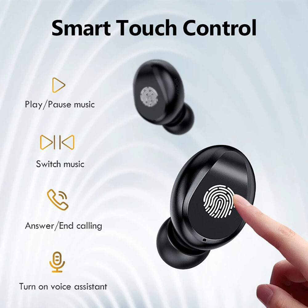 Wireless Bluetooth Earbuds Waterproof Headset Noise Cancelling Bluetooth 5.3 TWS