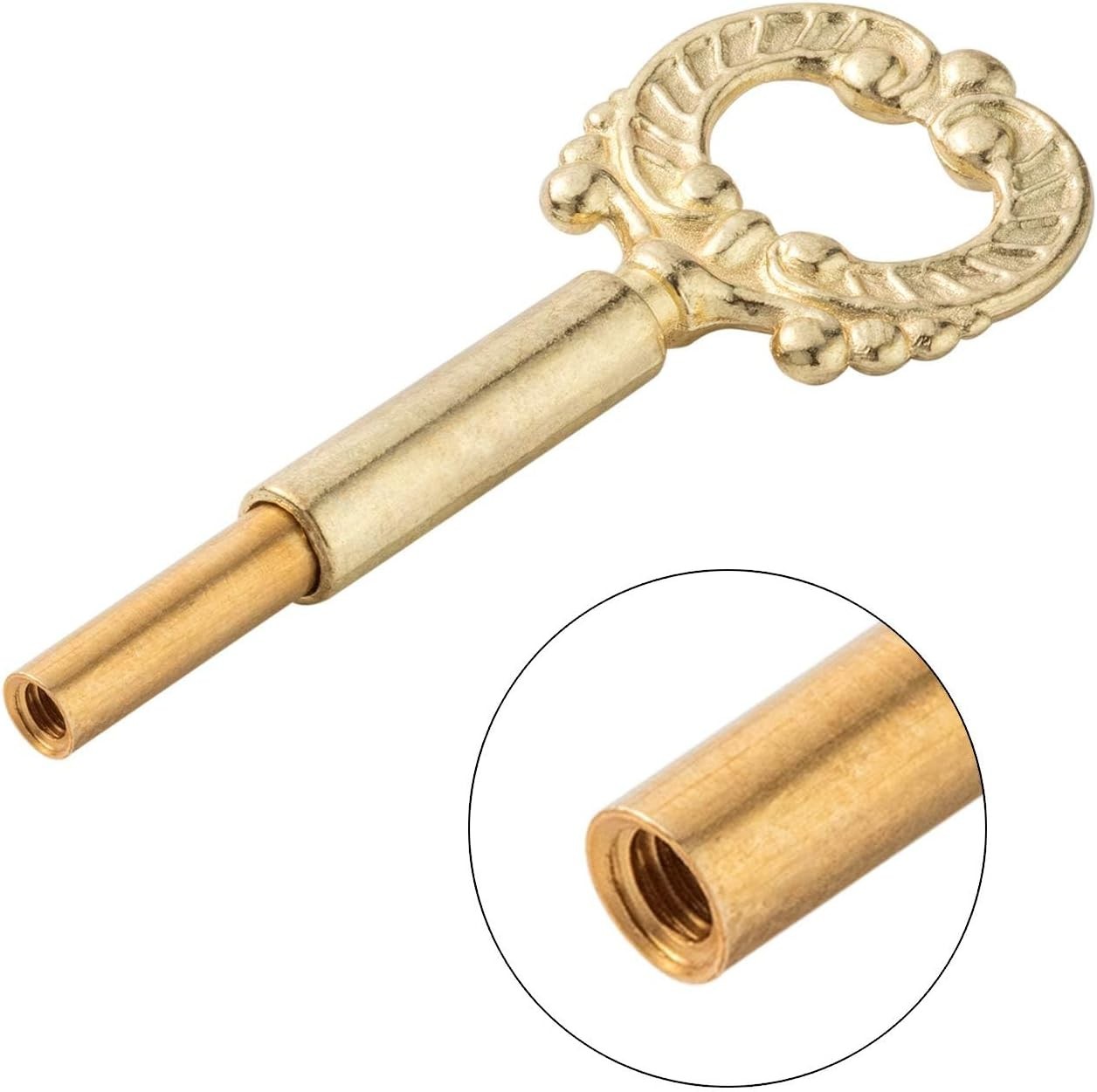 Comfort Grip Brass Lamp Knob Replacement – 2 Pack for Table & Floor Lamps
