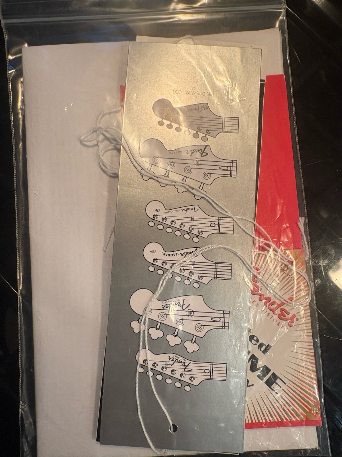 Fender Guitar Case Candy Manual Tags