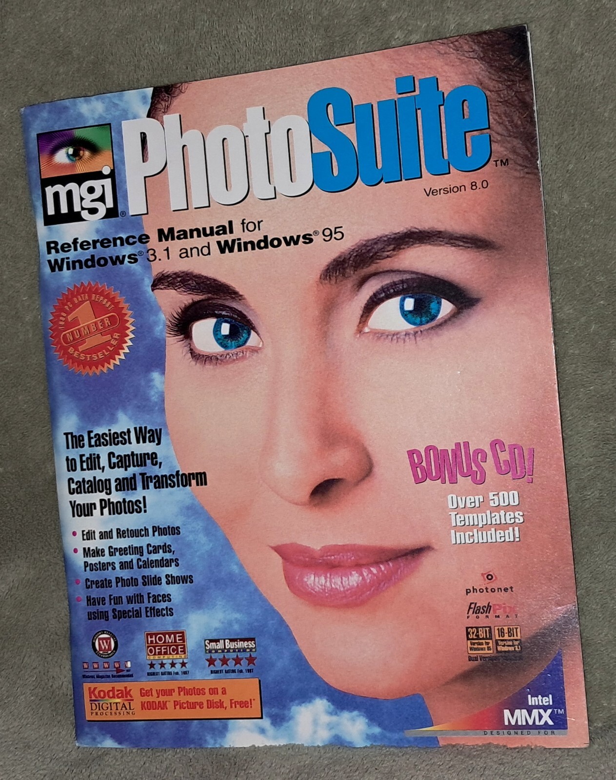 MGI Photo Suite III PC/Computer Software Windows 95/98 NT 4.0 Paint Edit 2000