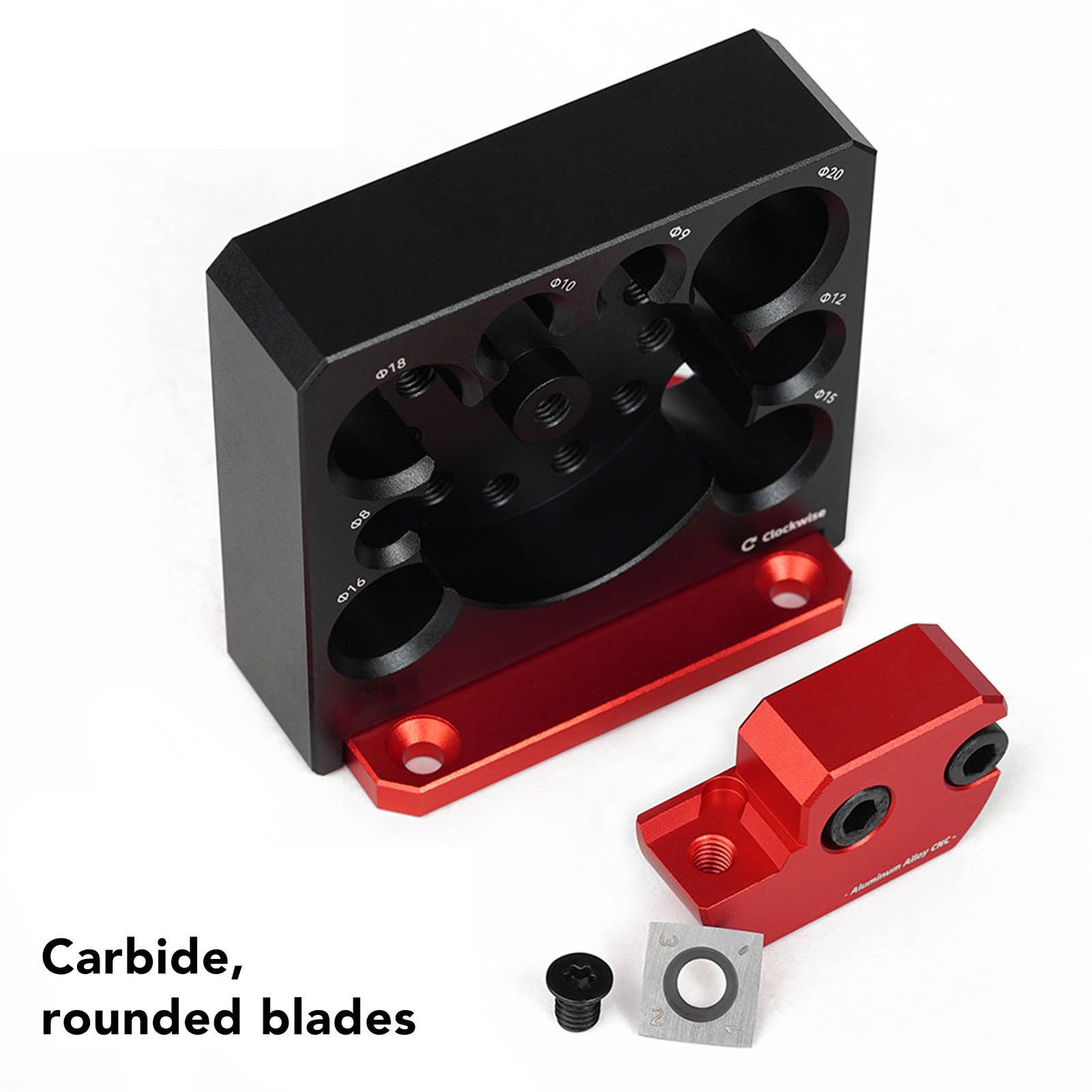 Dowel Maker Jig Adjustable 8 Hole Electric Drill Milling Solid Wood Round Ro SET