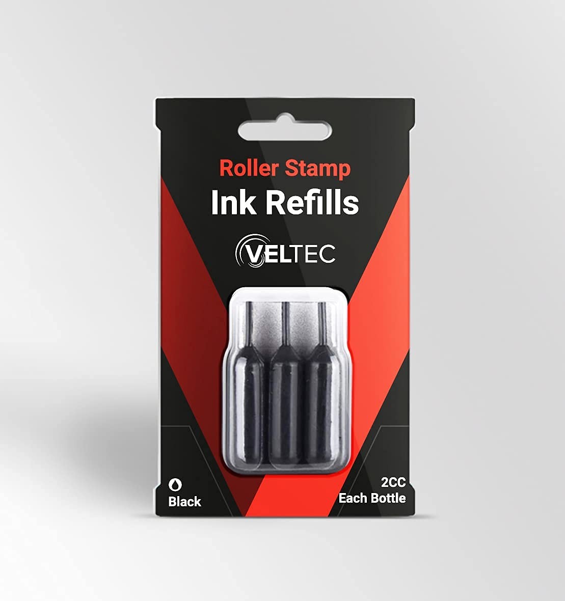 Roller Stamp Refill Ink – 3 Pack (2cc Each) | Genuine Replacement Ink for Ide...