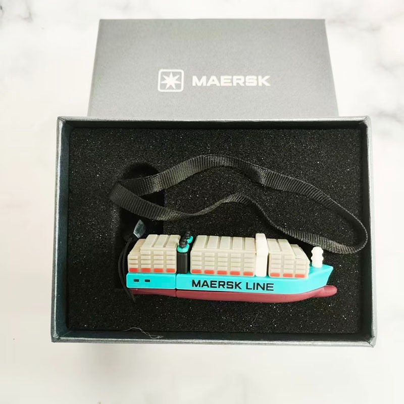 Maersk  USB Flash Drive 16GB Shipping Industry Gift For Logistics Professionals