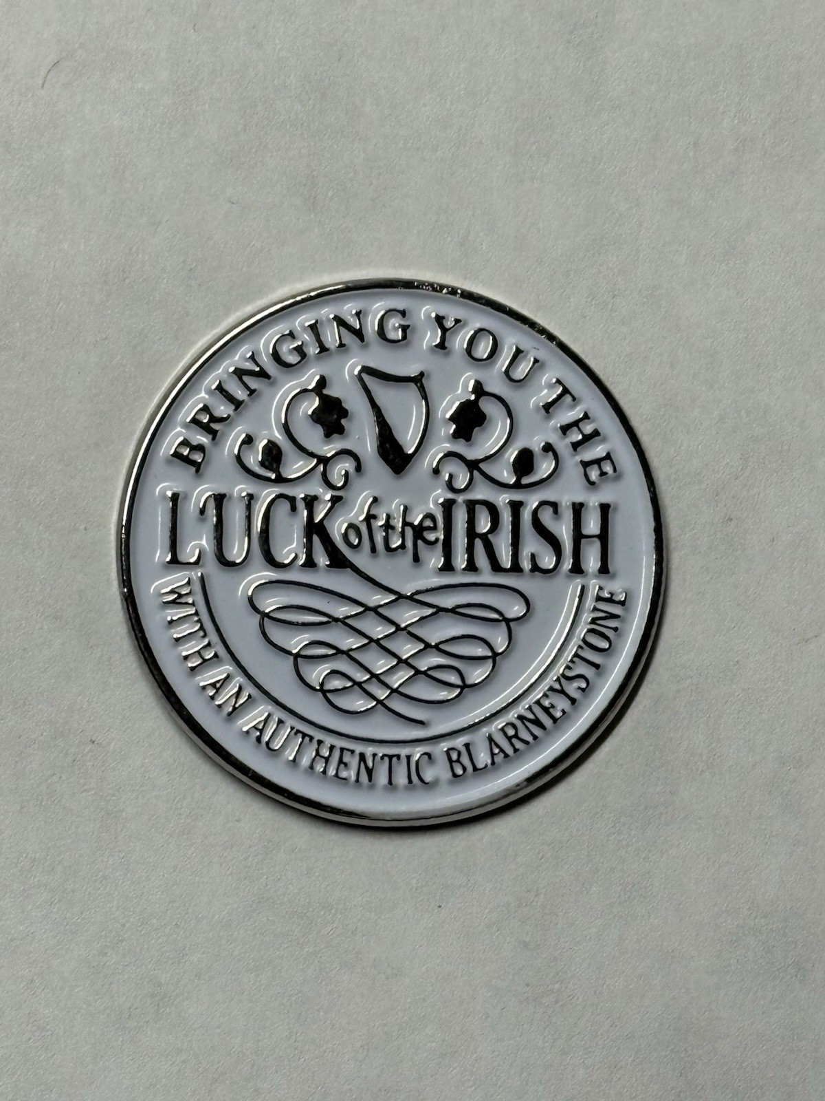Rare Bringing You The 'Luck Of The Irish' 1" Coin Style Golf Marker - A Beauty!