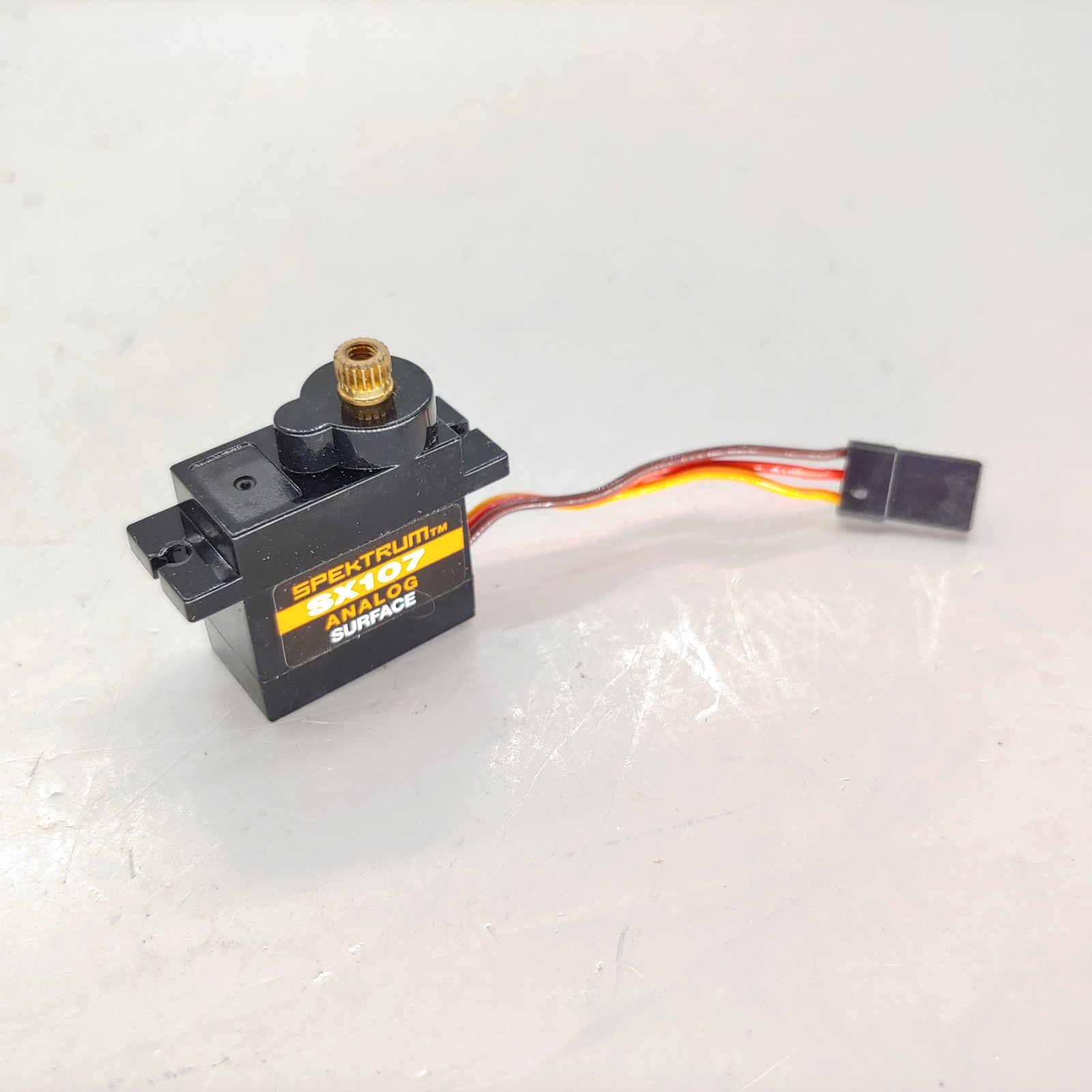 Spektrum SX107 Micro Metal Gear Servo SPMSSX107 Losi Mini-T SHORT WIRE