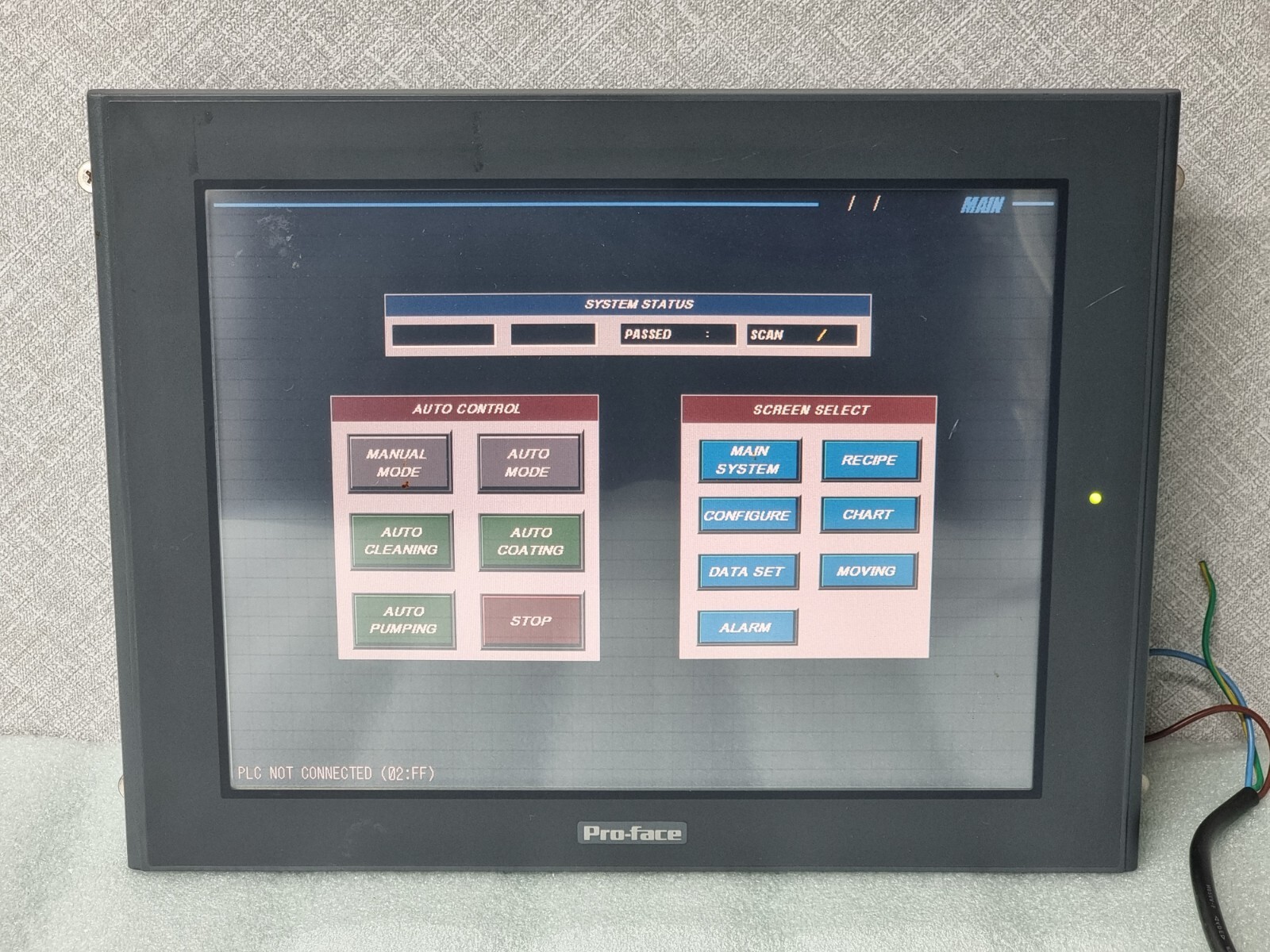 PRO-FACE 3180021-02 GP2600-TC11 TOUCH SCREEN HMI GRAPHIC PANEL