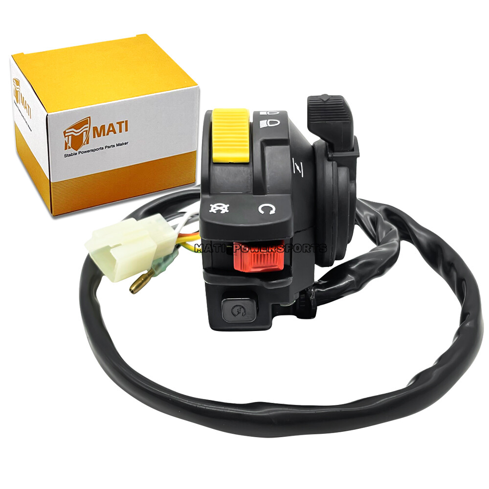 Handlebar Switch Start Stop Headlight 37400-19B05 for Suzuki LT-F250 QuadRunner